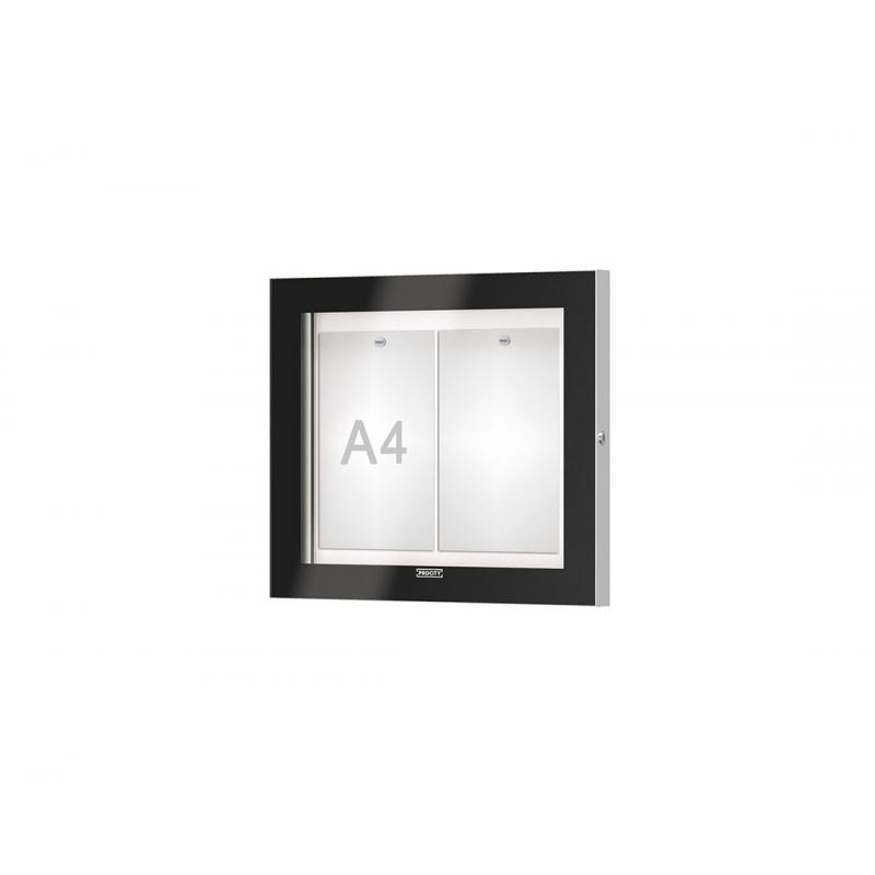 Vitrina d'informació Edge amb gruix de 54 mm a paret